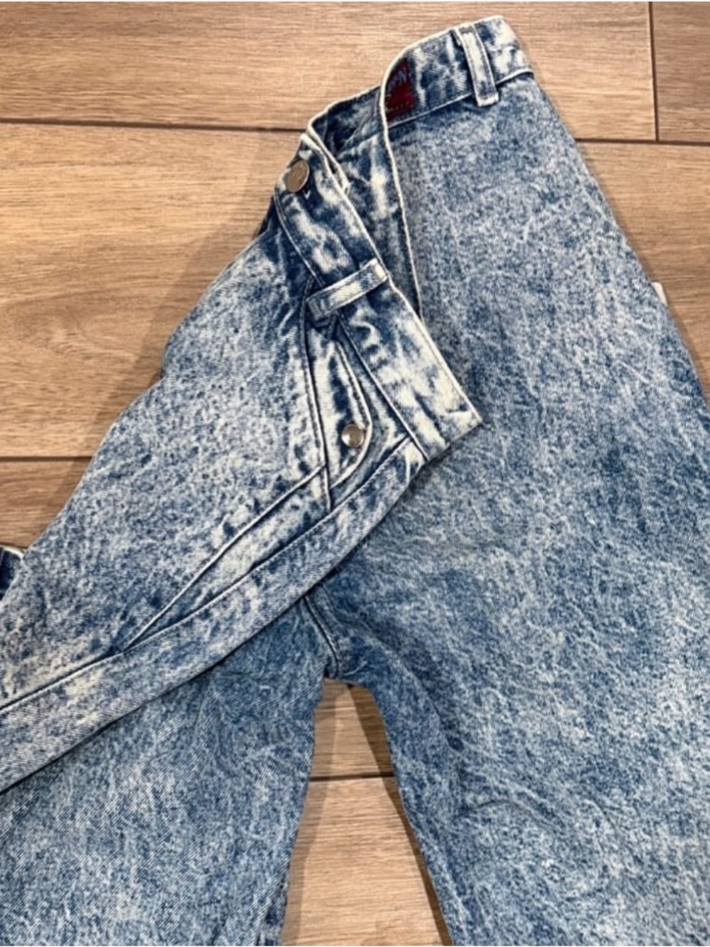 High-Rise Acid Wash Rocky Mountain Jeans
